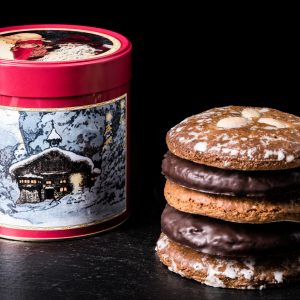 Wintertraumdose mit 350g Elisenlebkuchen